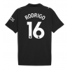 Camisa de Futebol Manchester City Rodri Hernandez #16 Equipamento Secundário 2025-26 Manga Curta